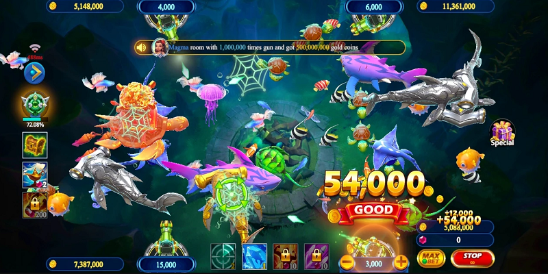 Cá đặc biệt mang đến hệ số thưởng cực khủng