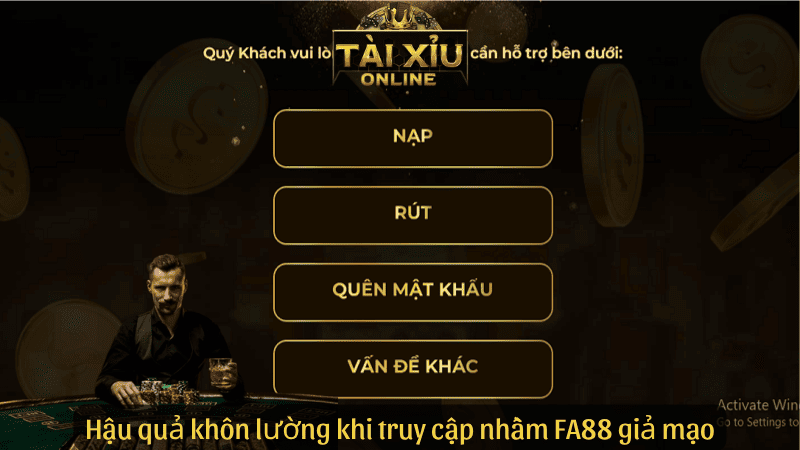 Hậu quả khôn lường khi truy cập nhầm FA88 giả mạo