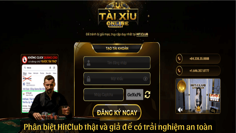 Phân biệt HitClub thật và giả là điều bắt buộc để có trải nghiệm an toàn