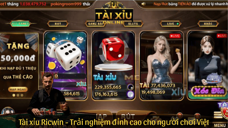 Tài xỉu Ricwin - Trải nghiệm đỉnh cao cho người chơi Việt